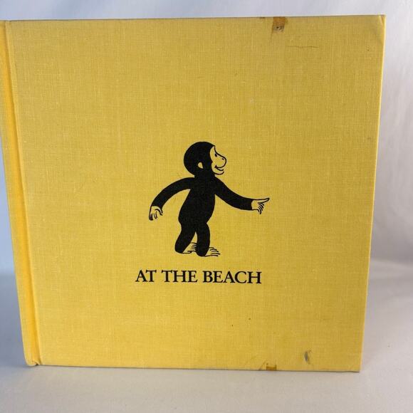 VTG 1988 CURIOUS GEORGE AT THE BEACH BY H.A REY AND MARGARET REY - Picture 1 of 4